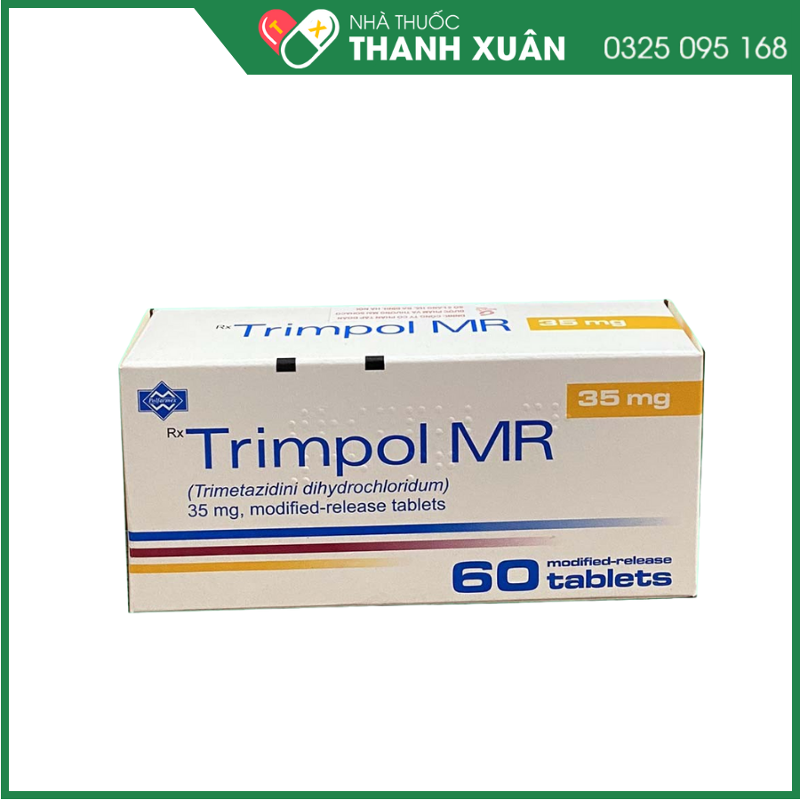 Trimpol MR trị đau thắt ngực
